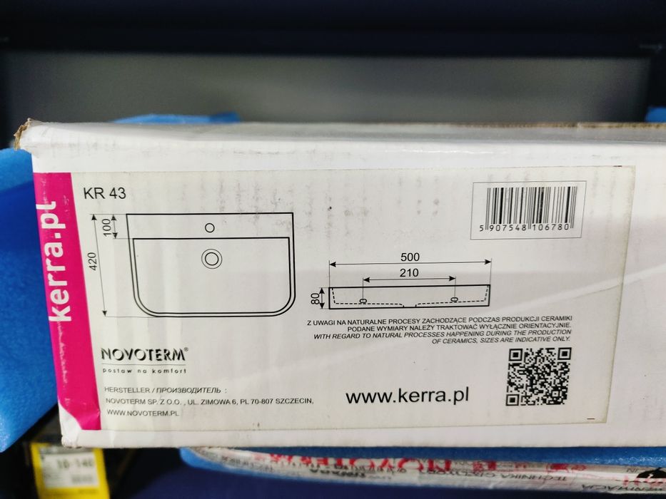 Umywalka na Blatowa kerra K43 Nowa