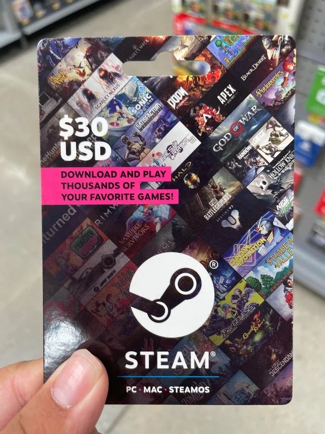 Код Steam Wallet на 30$