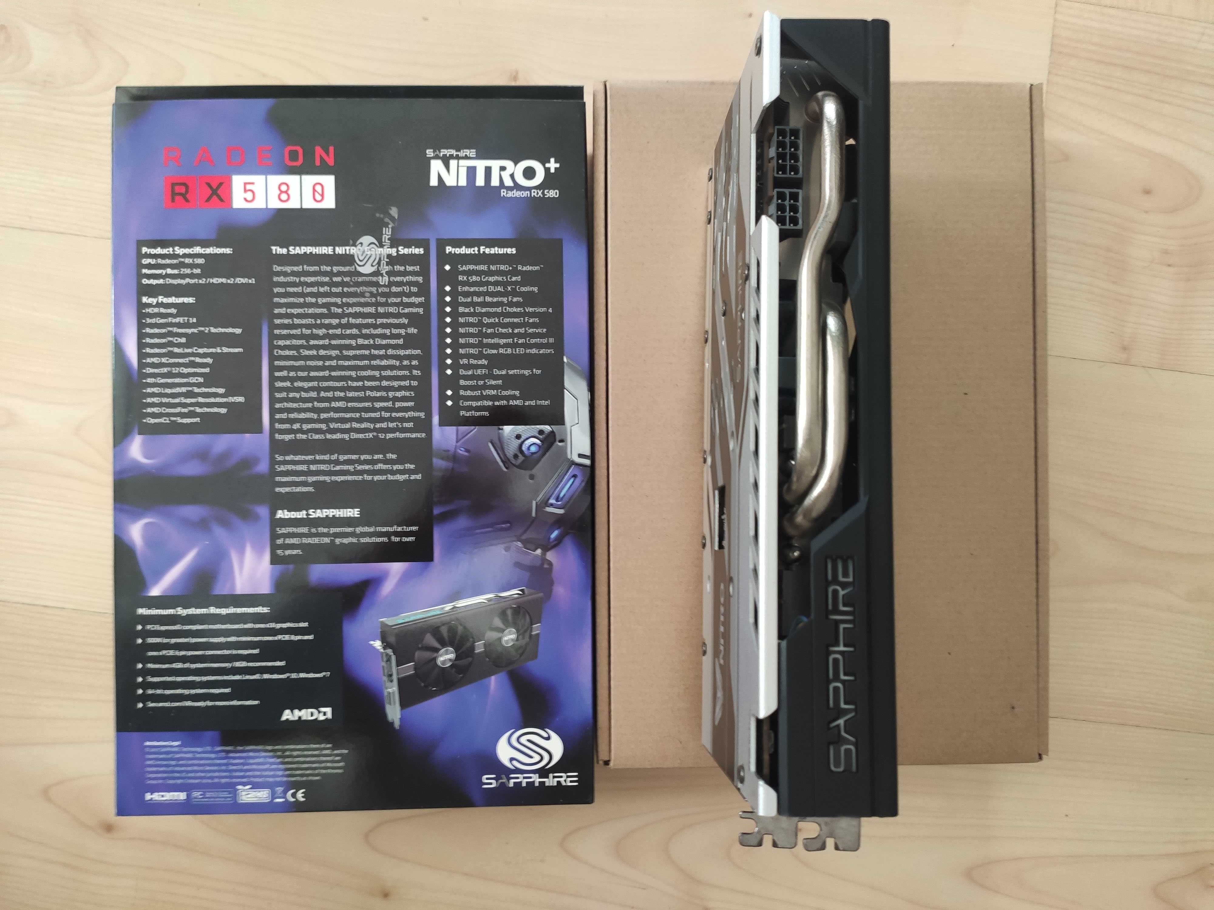 Видеокарта SAPPHIRE NITRO+ AMD Radeon RX 580 8GB