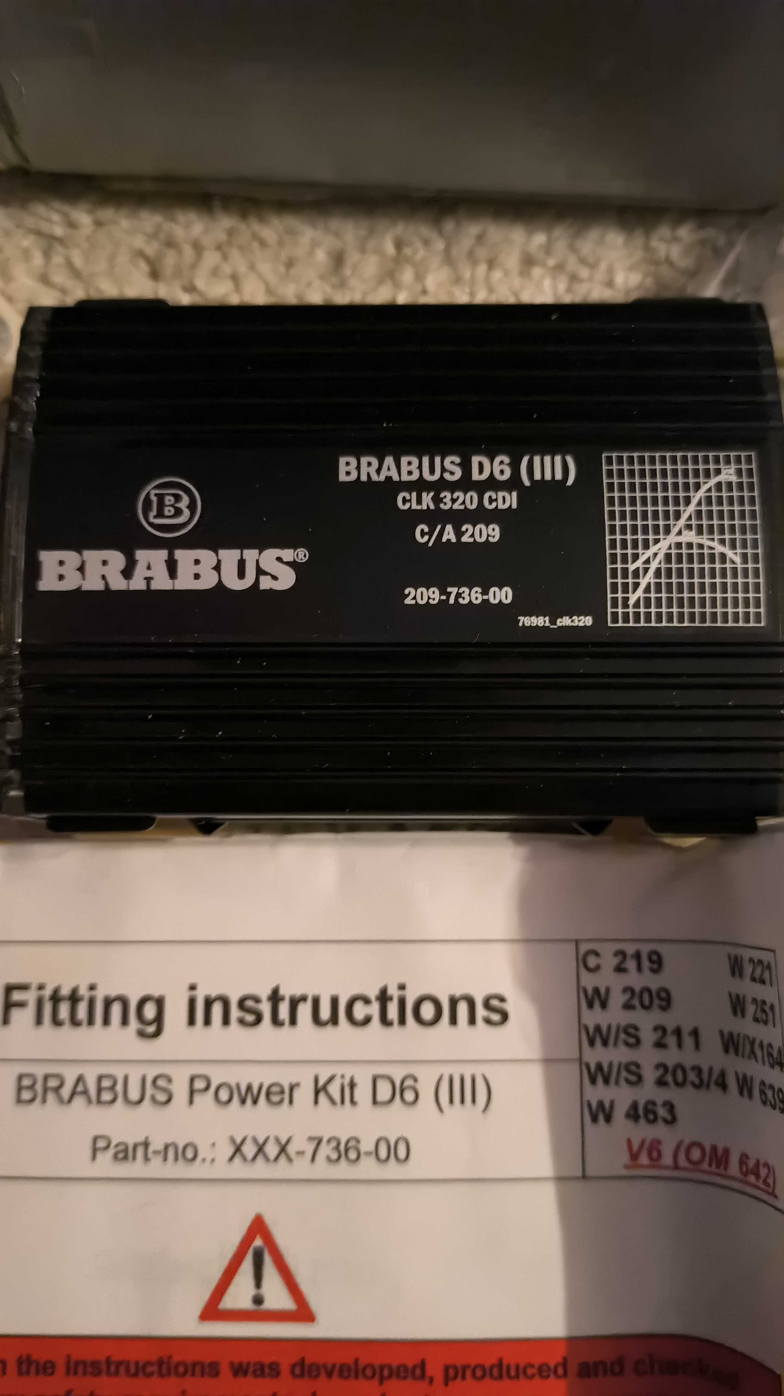 Brabus D6 (III) Mercedes W/A209 CLK320 PowerXtra CHIP