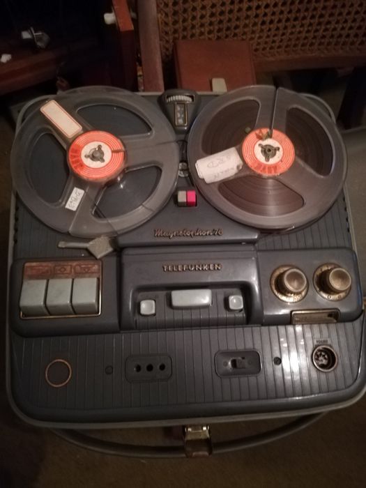 Reprodutor/Gravador Magnetophon 76 Telefunken (Vintage)