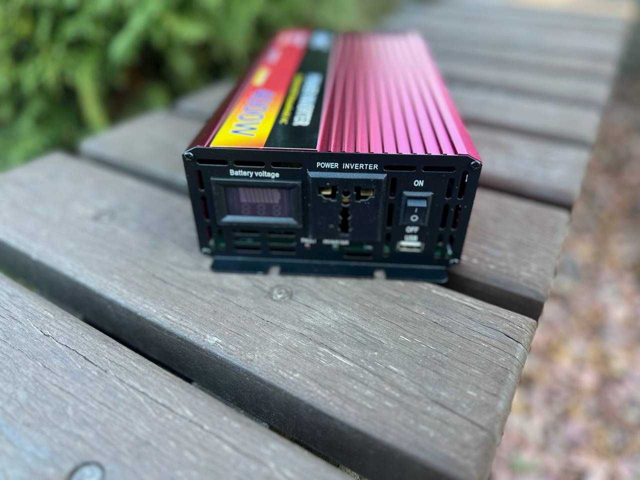 Преобразователь инвертор 12v 220v 4000W плавный запуск. Пиковая 8000W
