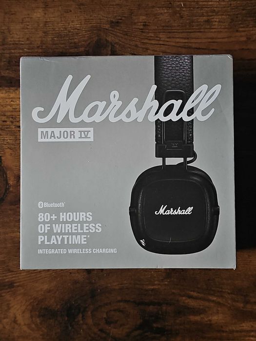 Marshall Major IV Czarne
Słuchawki Nauszne, Bezprzewodowe