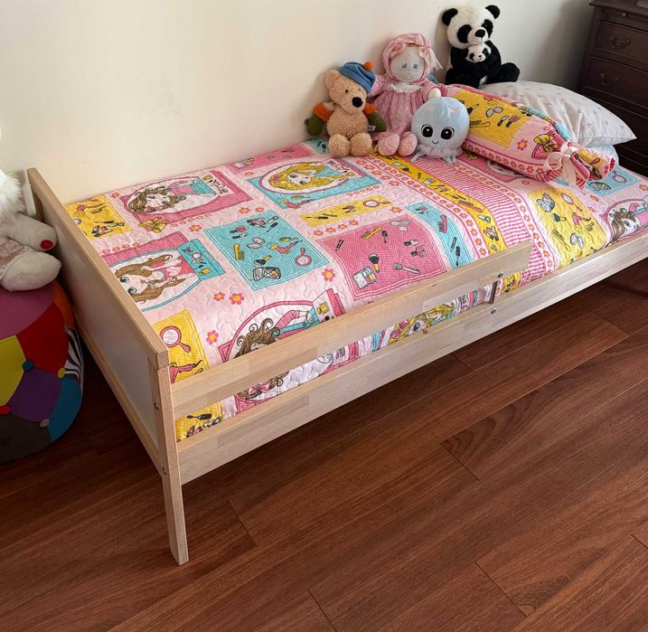 Cama IKEA Criança + estrado + Colchão - 70x160