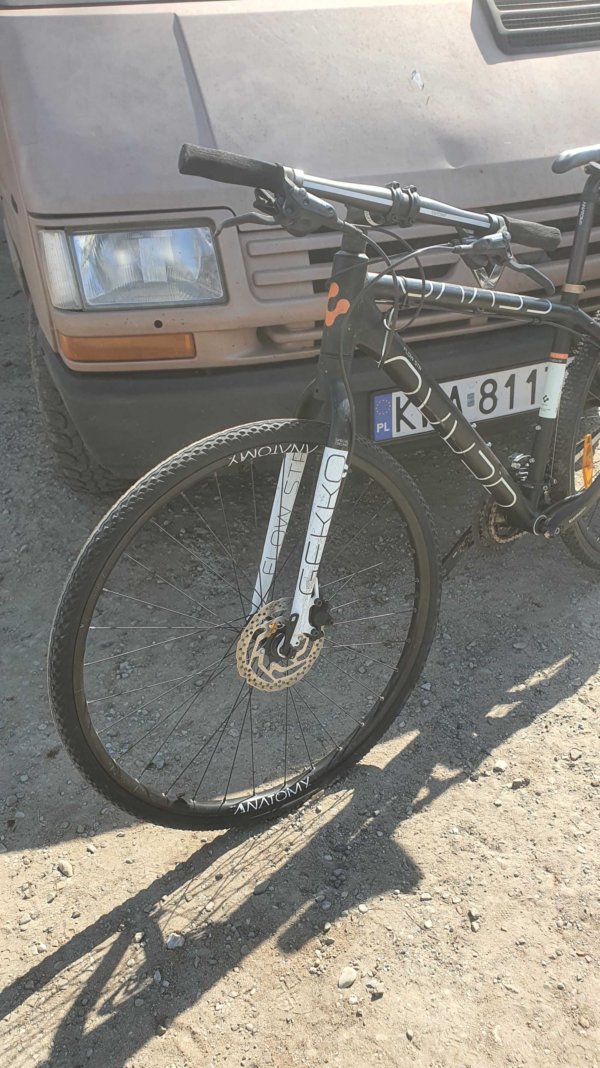 Miejski Rower Gekko Flow STR rozmiar M 18" Hamulce Hydrauliczne Gravel