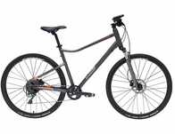 Bicicleta de Trekking Riverside 900 Cinza Laranja Tamanho L