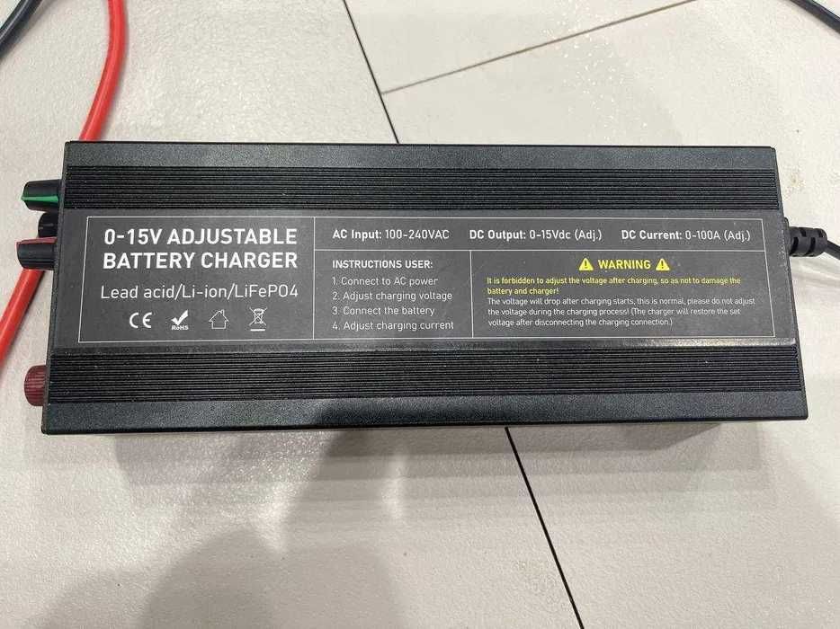 Зарядний пристрій 12V 100A для LifePO4/Li-ion/Lead-acid та iнш.