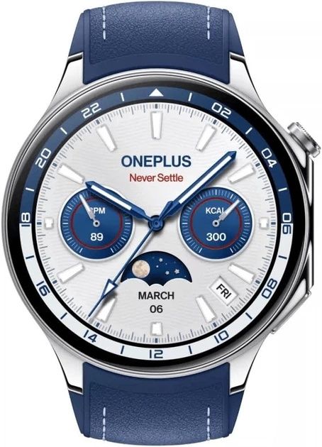 Смарт годинник OnePlus Watch 2 Nordic Blue, 46mm, NFC, 100h work