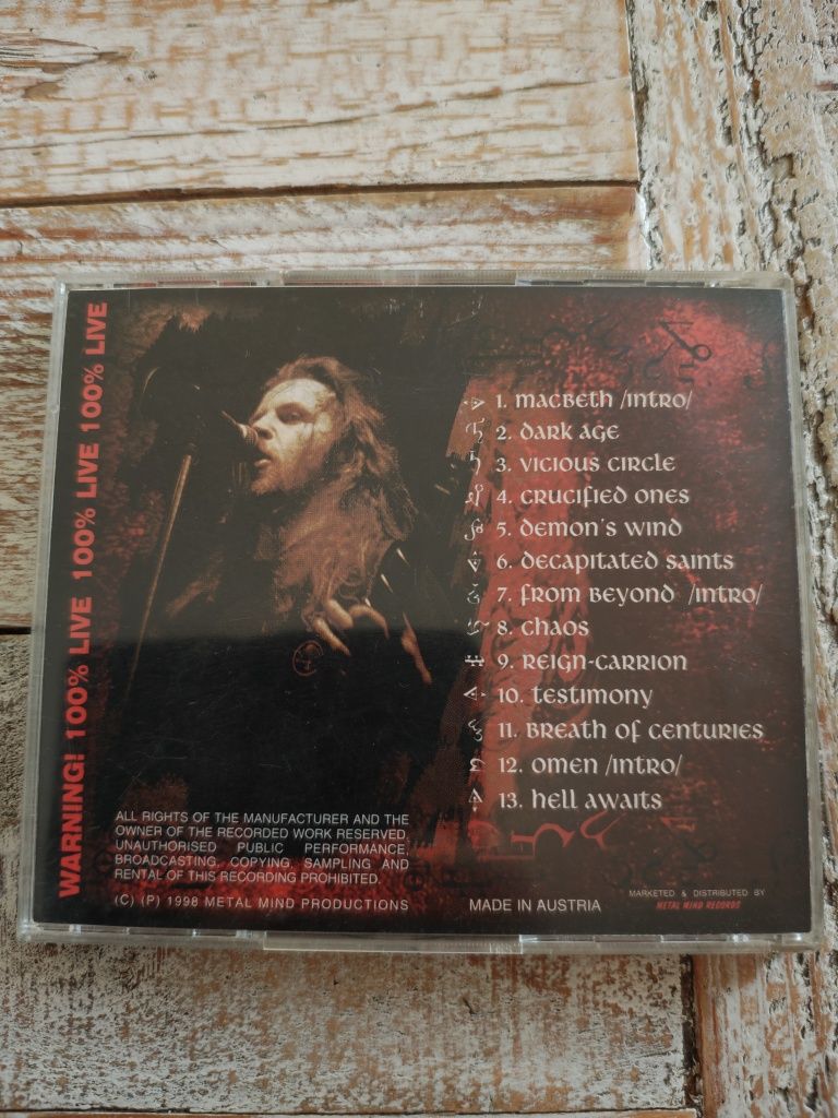 Vader. The darkest Age. Live 93. Cd