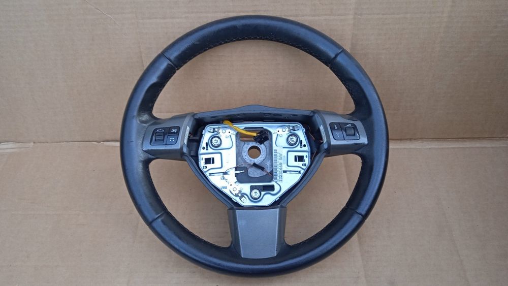 Zafira B Astra H Kierownica Multifunkcja Skóra