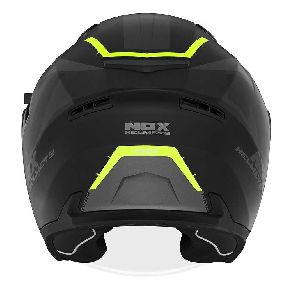 NOWY Kask Otwarty JET NOX N130 KLINT CZARNY  roz. M ECE 22.06 BLENDA