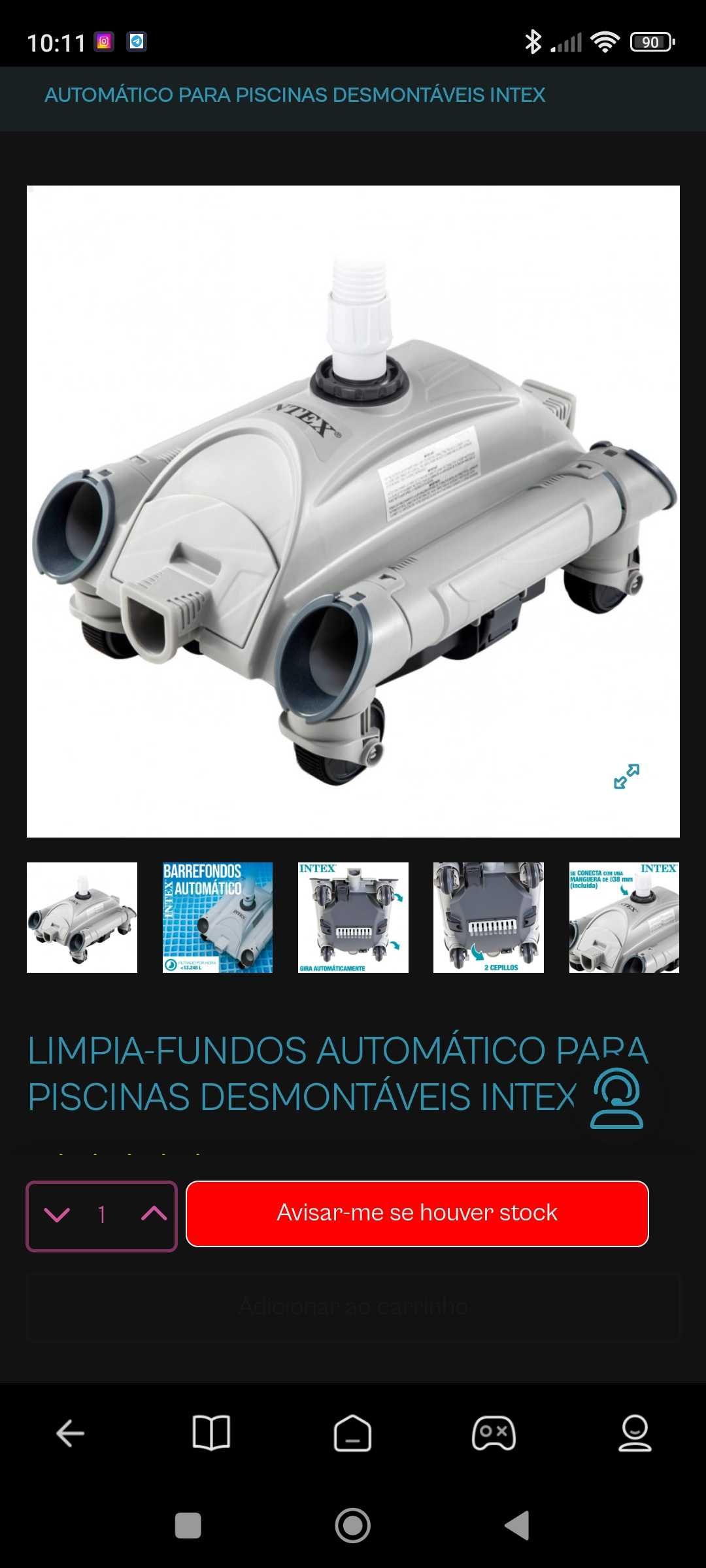 Conjunto Piscina Bestway rectangular 412X201X122 com acessórios
