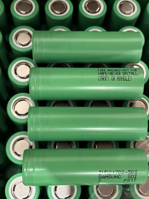 5000mAh 21700 Samsung 50S 45A высокотоковый аккумлятор