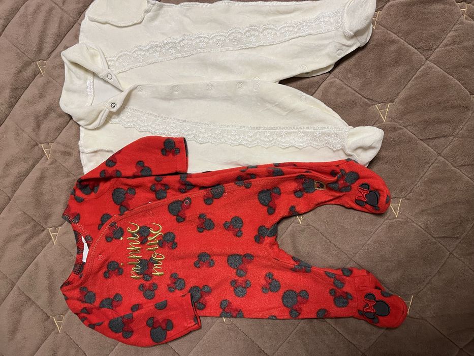 Теплі чоловічки для немовляти 0–2міс, флісовий і велюровий