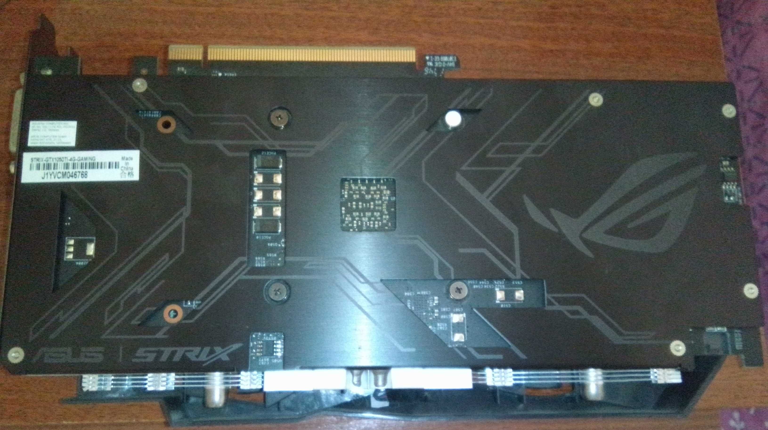 Placa Gráfica ASUS Rog Strix GeForce GTX 1050Ti OC (NVIDIA - 4 GB)