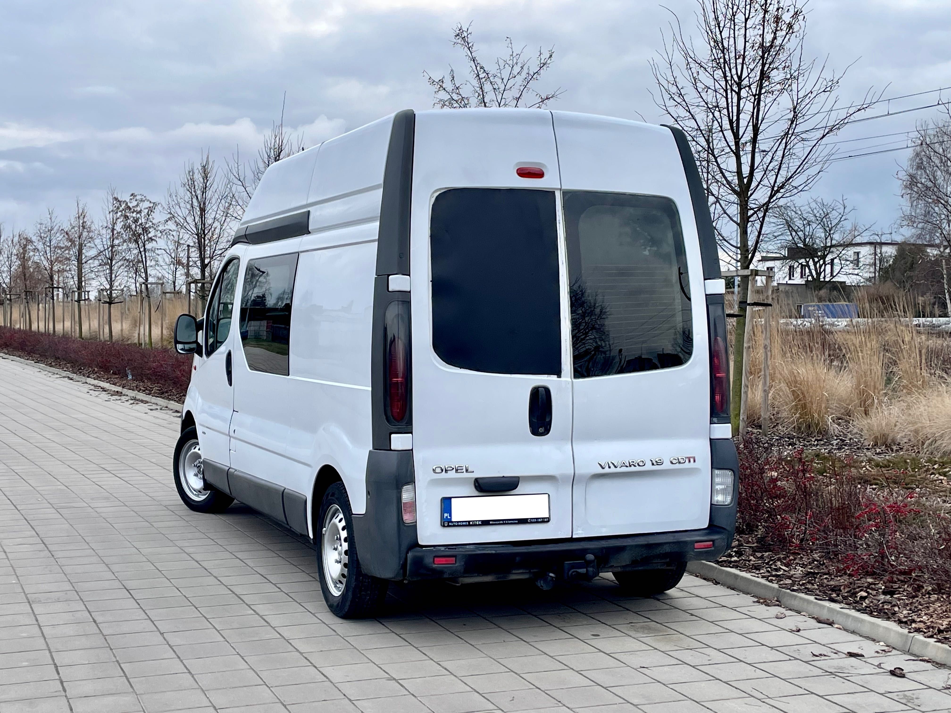 OPEL Vivaro*L2H2 long+brygadówka*po serwisie*1.9 dci*HAK