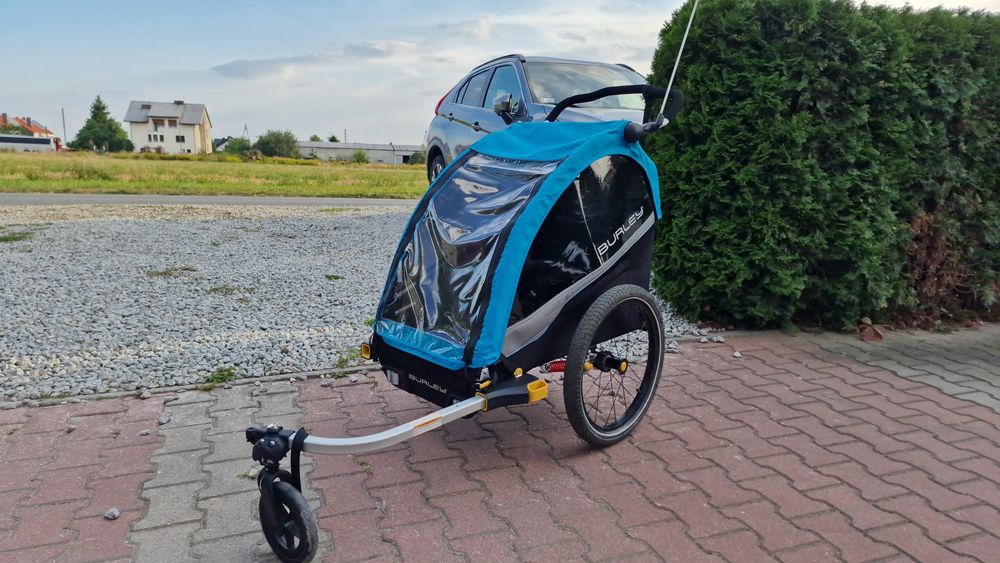 Przyczepka rowerowa BURLEY D'LITE X SINGLE AQUA