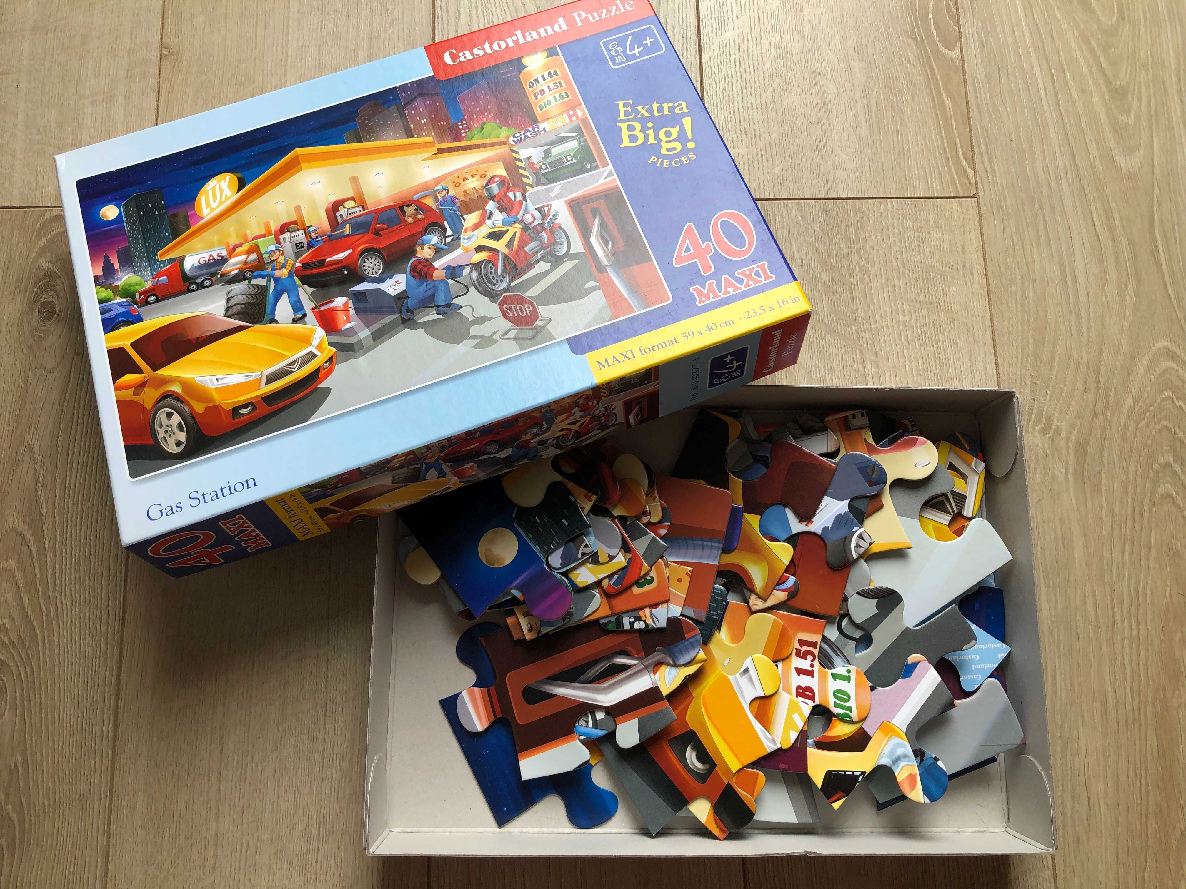 Castorland Puzzle stacja benzynowa 40 elementów Maxi