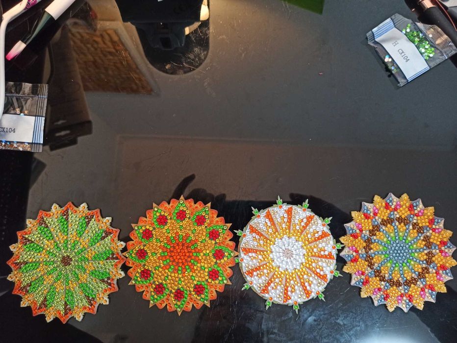 Porta copos/base apoio copos feito a mão