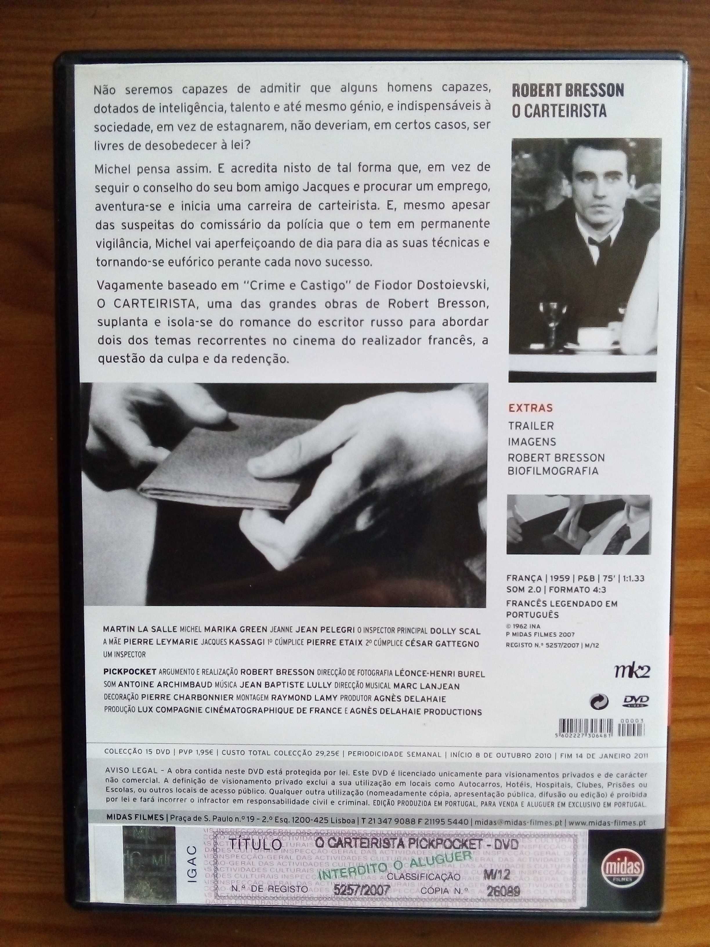 O Carteirista - Robert Bresson, Martin La Salle, Marika Green