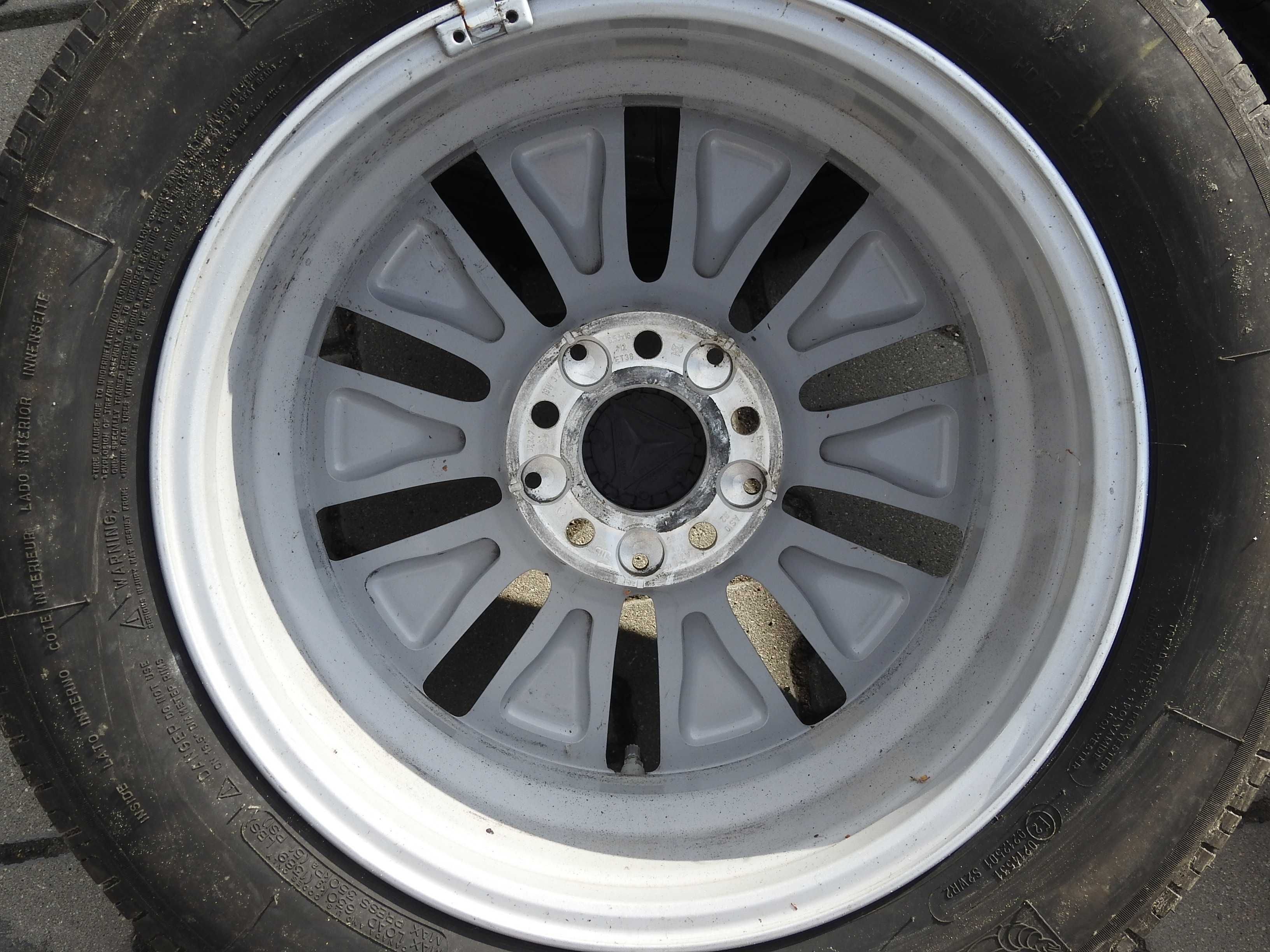 4xAlufelgi 16 5x112 ET38 6,5J Mercedes A205 Super Stan