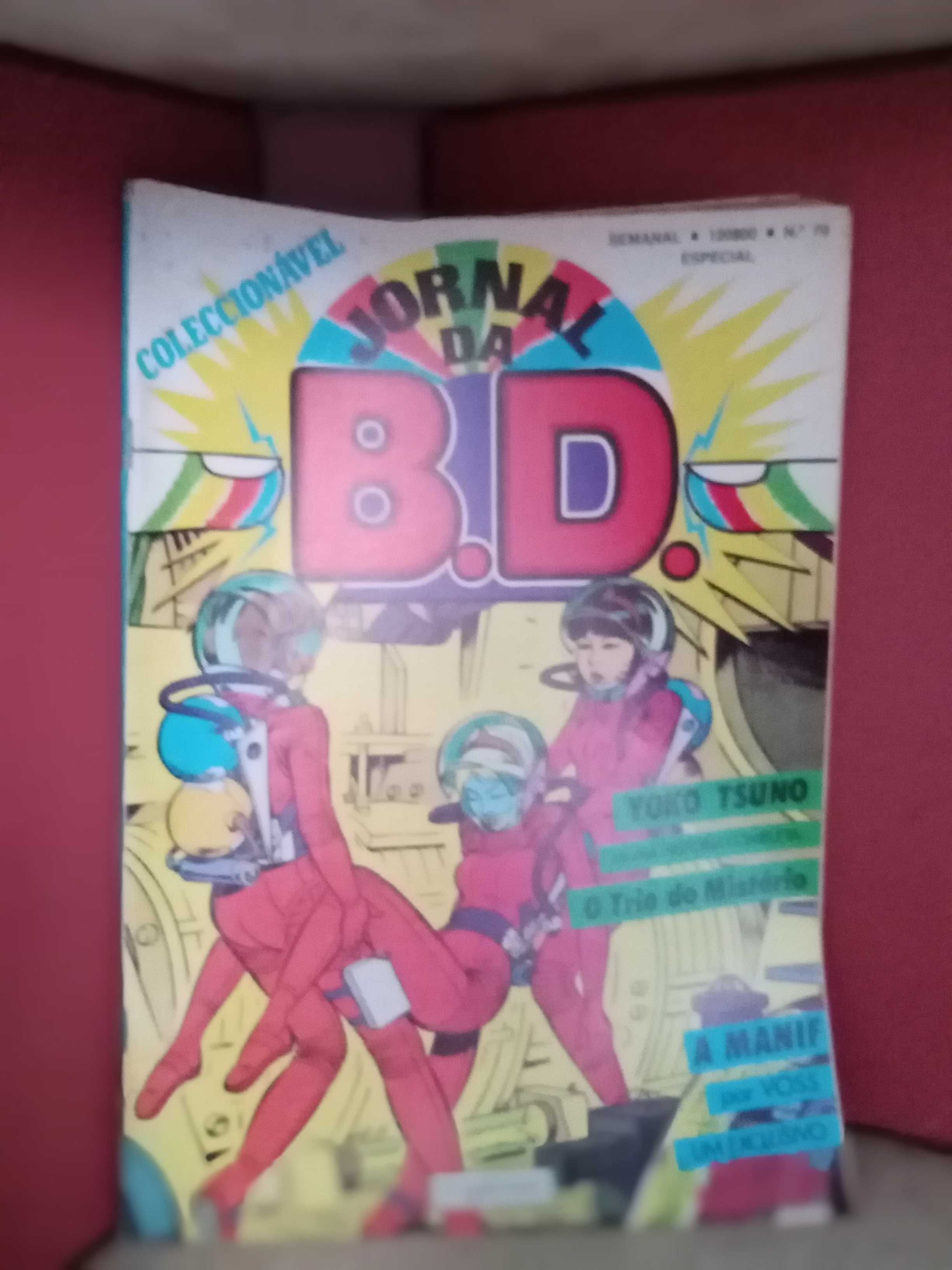 Oito revistas coleccionáveis, do jornal da BD