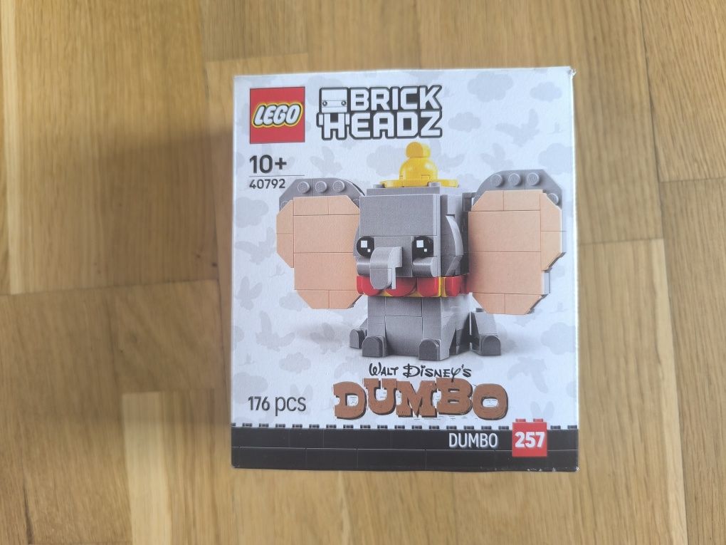 Lego Brick heads Słonik Dumbo