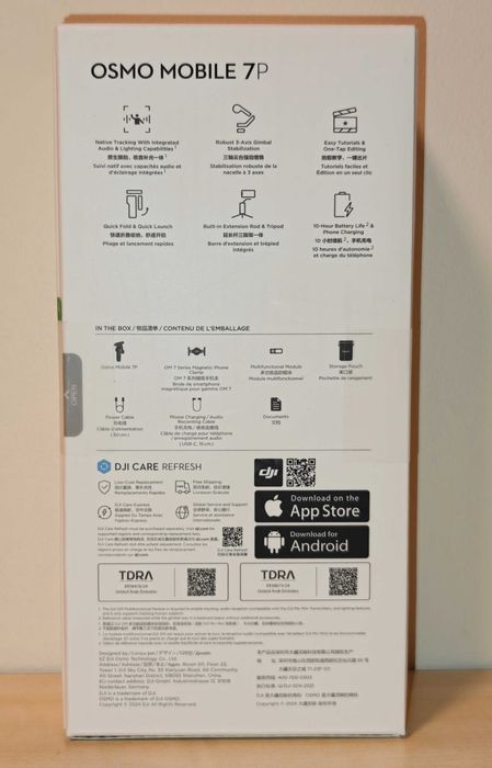 Gimbal DJI Osmo Mobile 7P Czarny nowy