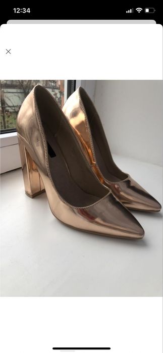 Лодочки рожеве золото