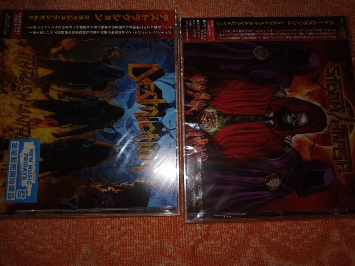 Японские запечатанные диски Destruction,StormThrash. Двойной винил