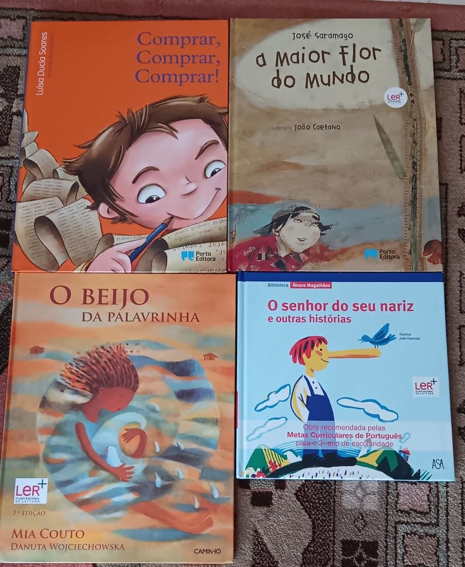 Comprar, A maior flor do mundo,o beijo da palavrinha, o senhor nariz