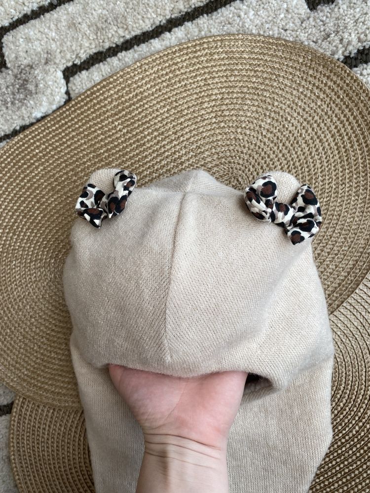 Зимова шапка шолом для дівчинки(3-5 років)