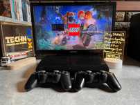 PlayStation 3 PS3 4 Super Slim 250gb с играми 2 джойстика Плейстейшн