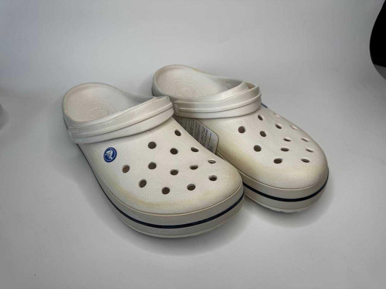 Crocs Crocband White Крокси М11/W13 44 р 5 пар Уцінка! №10119