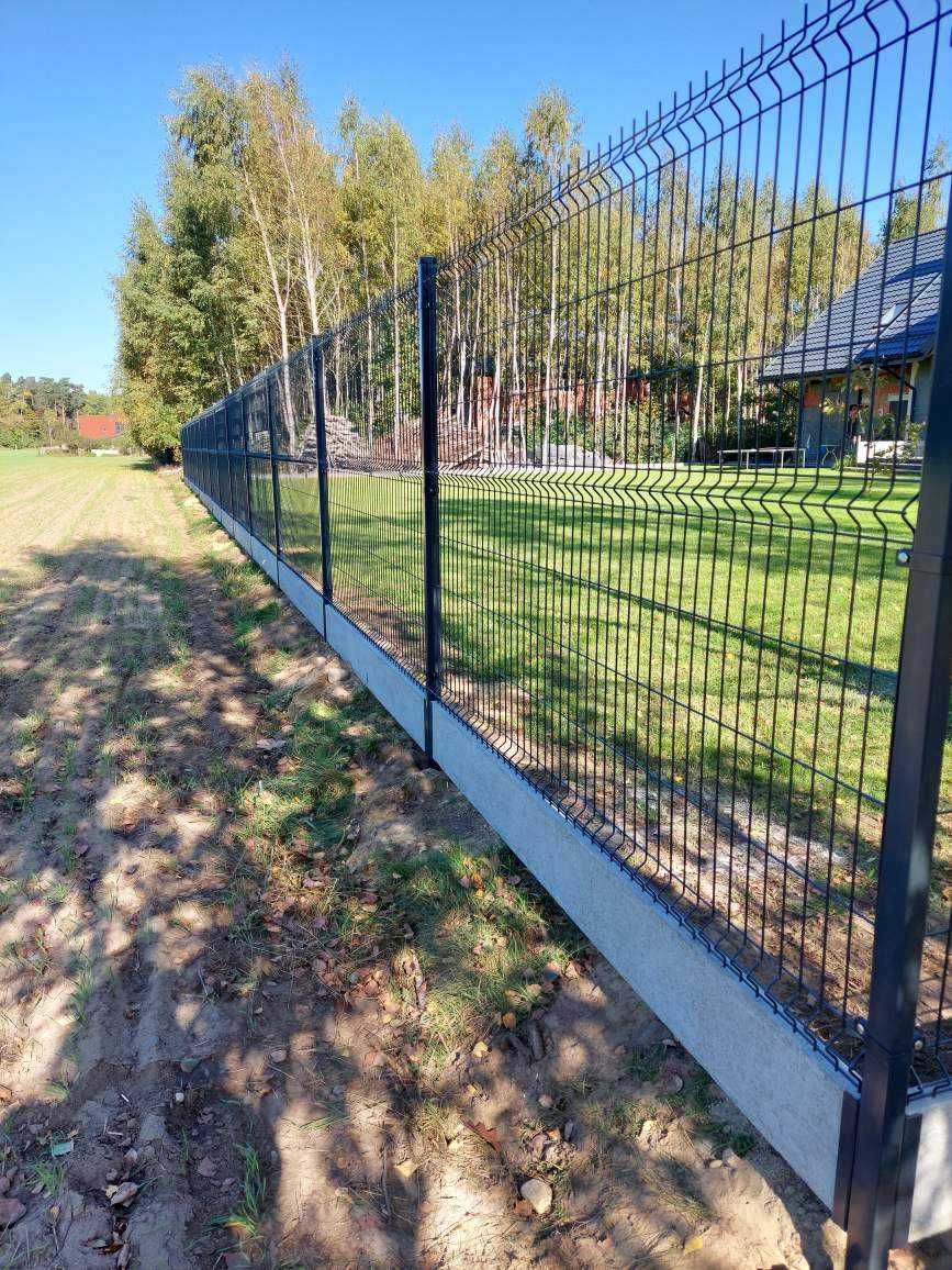 Ogrodzenie panelowe ø 4,0mm, H-123 cm + podmurówka 25cm