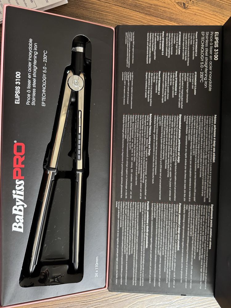 Вирівнювач утюжок щипці для волосся BaByliss Pro 3100