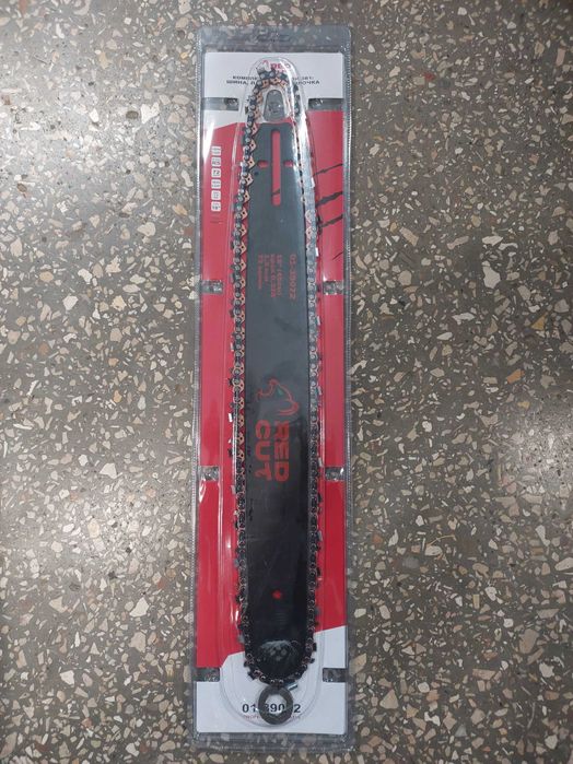 Комплект для пили 3 в 1: шина, ланцюг, зірка 72 ланки "Red Cut"