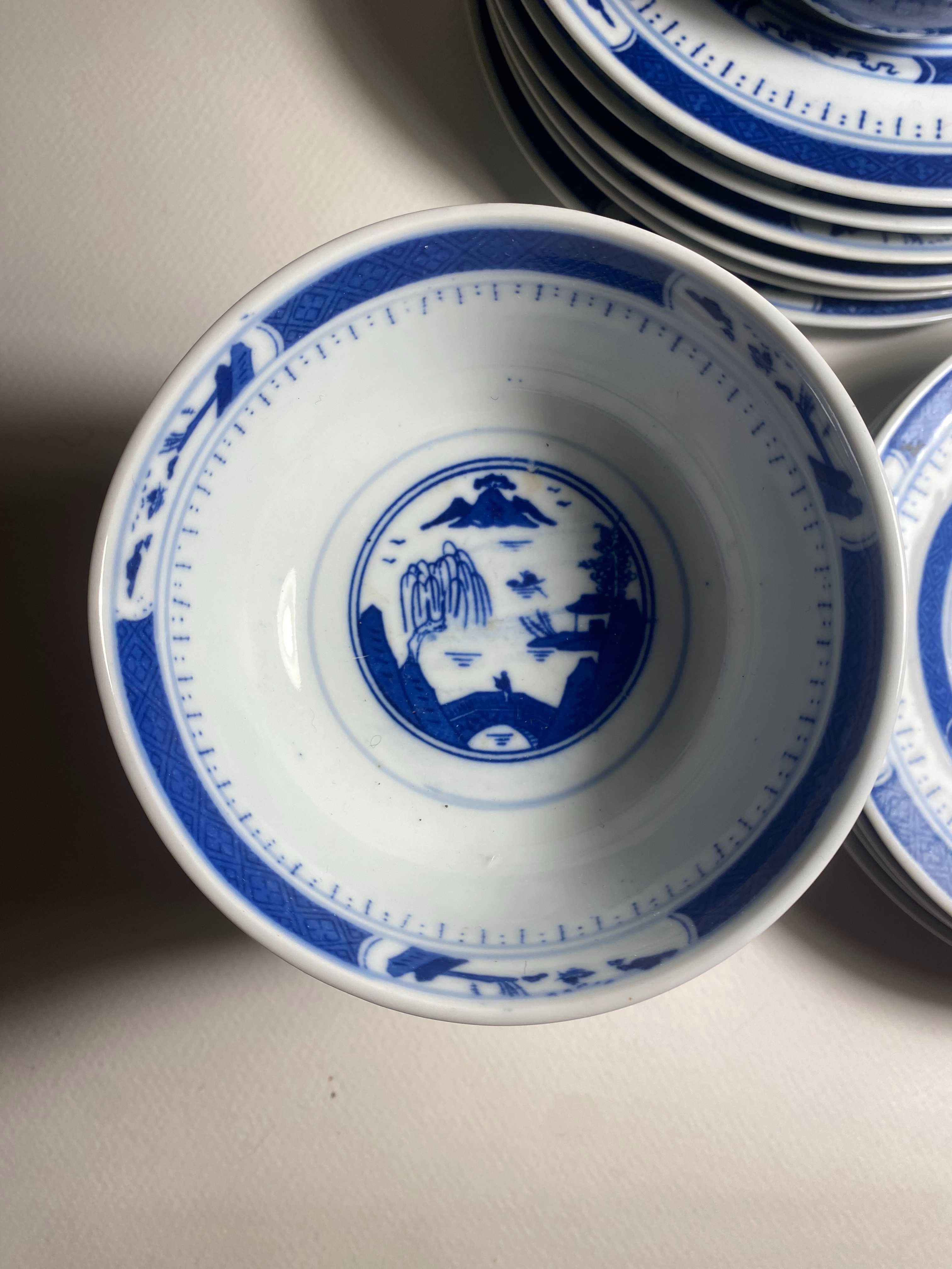 Serwis obiadowy z porcelany ryżowej Jing De Zhen made in china