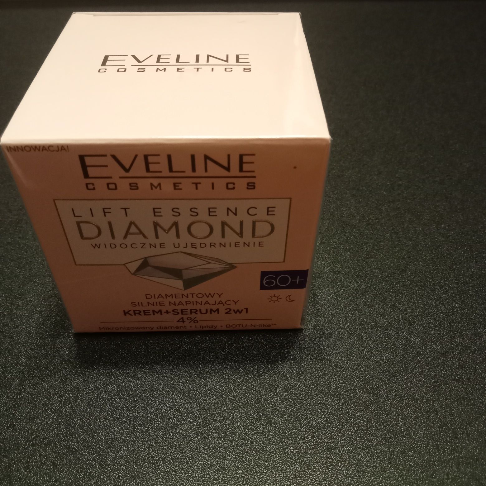 Evelin Cosmet Lift Essence Diamond 60+silnie napinający krem+serum 2w1
