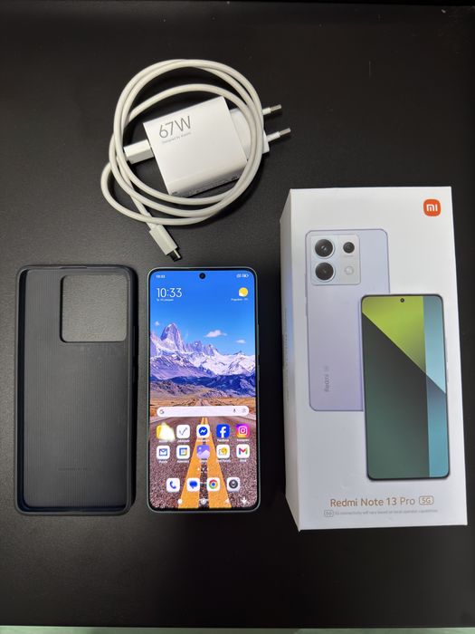 Xiaomi Redmi Note 13 Pro 5G, 256 GB, na gwarancji, niebieski