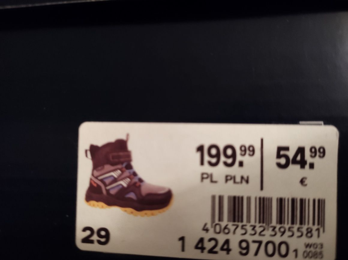 Buty zimowe chlopiece Fila 29, śniegowce