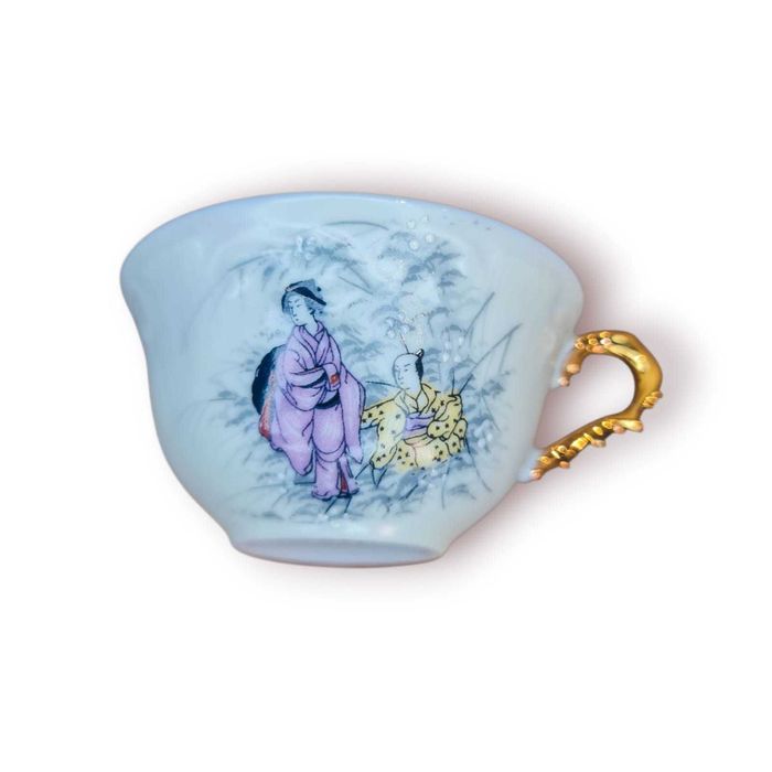 Chávena Vista Alegre Portugal – Porcelana pintada à mão