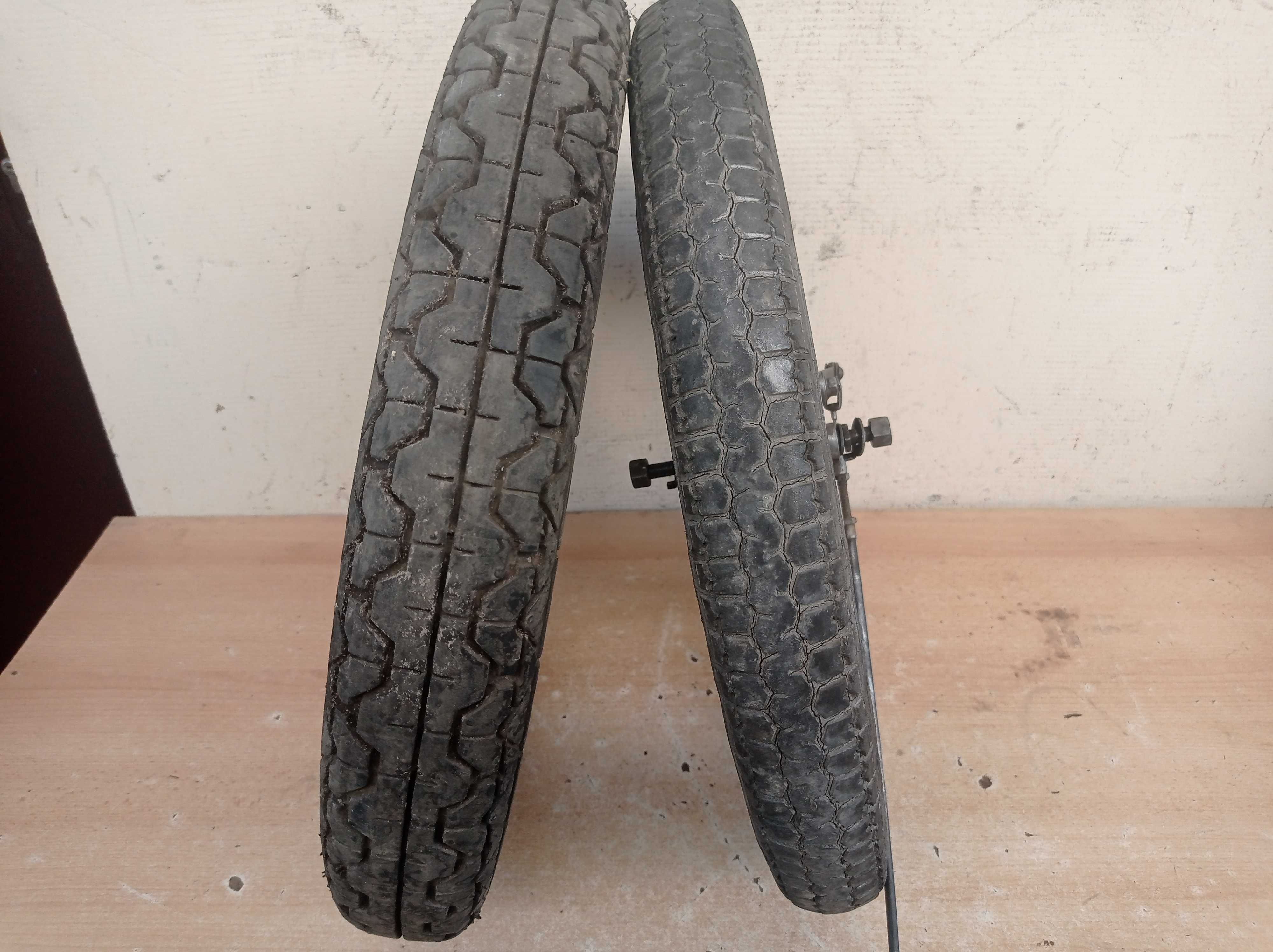 Koła 16 cali - 2 sztuki - Simson + ..  - (5T+7P)