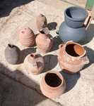 Vasilhas antigas de barro