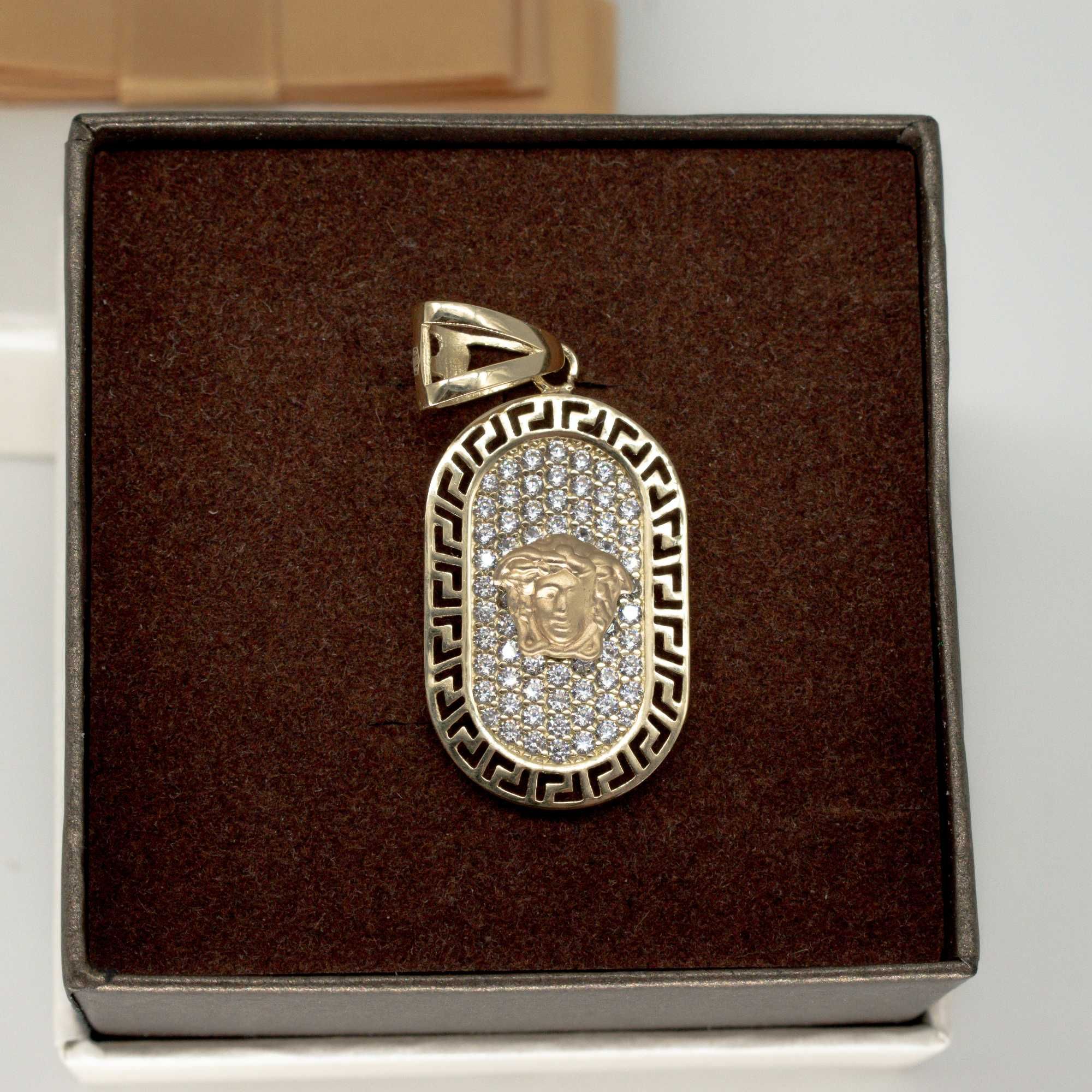 złota zawieszka 585 3,87gram wzór Versace WYSYŁKA GRATIS