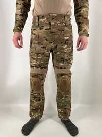 Тактичні штани мультикам військові з наколінниками G4 тактические