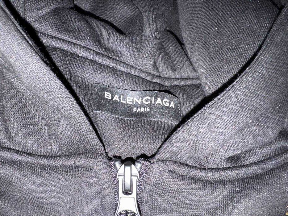 Бомбер Balenciaga Paris All In Hooded пуховик куртка opium