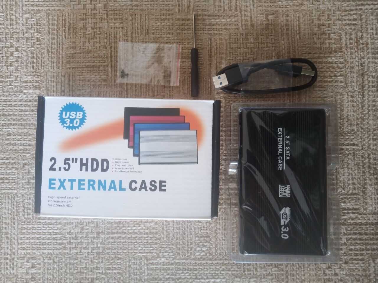 Металлический карман USB 3.0 SATA 3 SSD HDD 2.5" до 3Tb