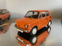 Kultowe samochody PrL 1:24 Fiat 126p Pomarańczowy