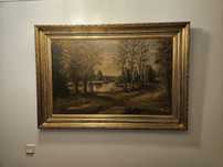 Quadro a oleo Floresta